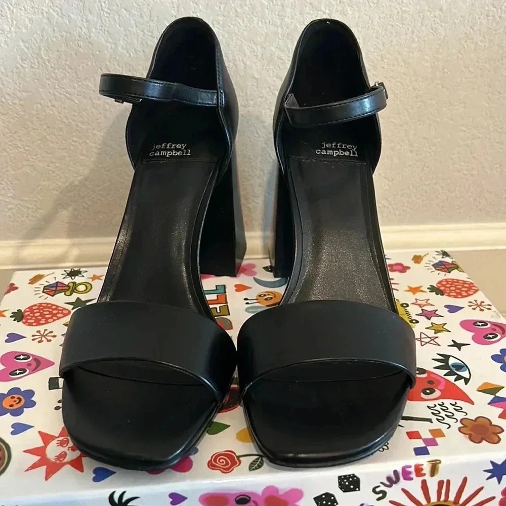 Jeffrey Campbell Chunky Heel Sandal - Picture 3 of 8